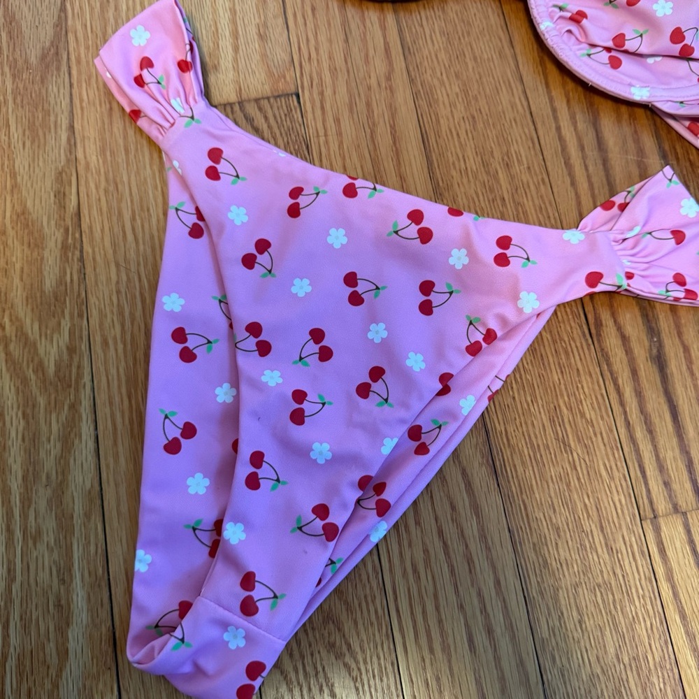 Tigermist Pink Cherry Print Bikini Set - Picture 5 of 6